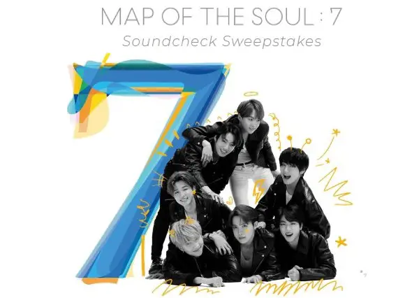 Map Of The Soul Seven Soundcheck Sweepstakes Sweepstakesbible