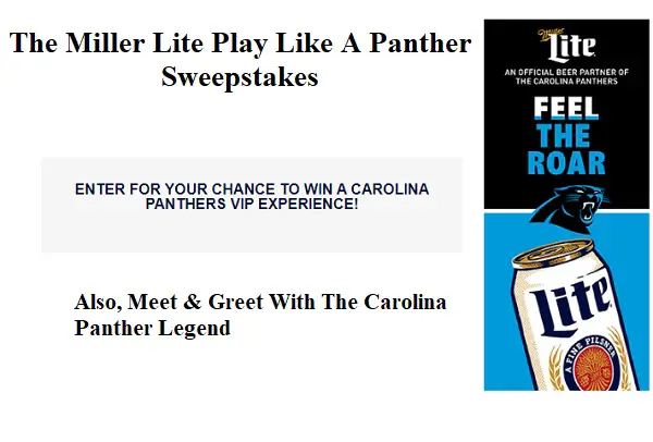 Carolina Panthers on X: Enter for your chance to win free tickets