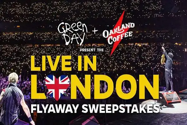 Green Day 2022 Tour Trip Giveaway | SweepstakesBible