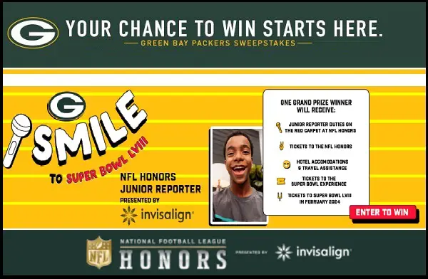 green bay packers sweepstakes