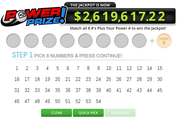 power pick lotto