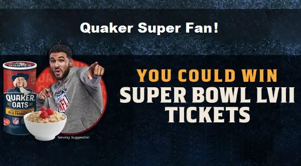 Quaker Super Bowl LVIII Ticket Sweepstakes