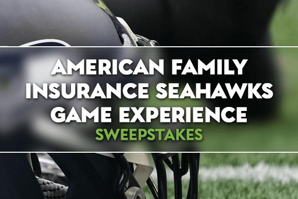 American Family Mutual Insurance Company Sweepstakes 2023 - AmFam Seahawks  Suite Dreams Sweepstakes - Win Seahawks Game Tickets, Gift Cards And More