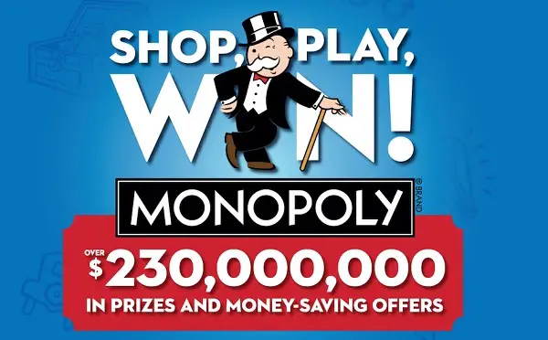 safeway monopoly online game code