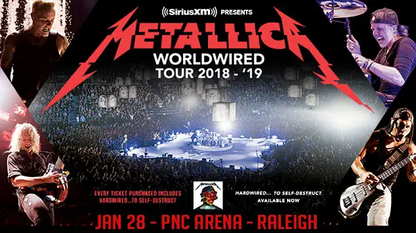 Siriusxm.com Metallica WorldWired Tour Sweepstakes | SweepstakesBible