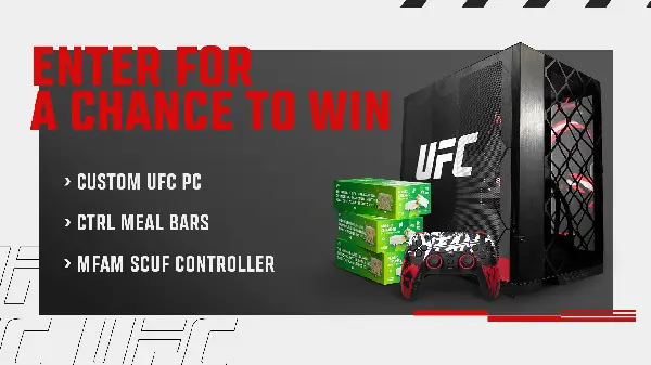Også mobil Mauve UFC Video Game Sweepstakes: Win A Customized Gaming PC & Free Chocolate  Bars | SweepstakesBible